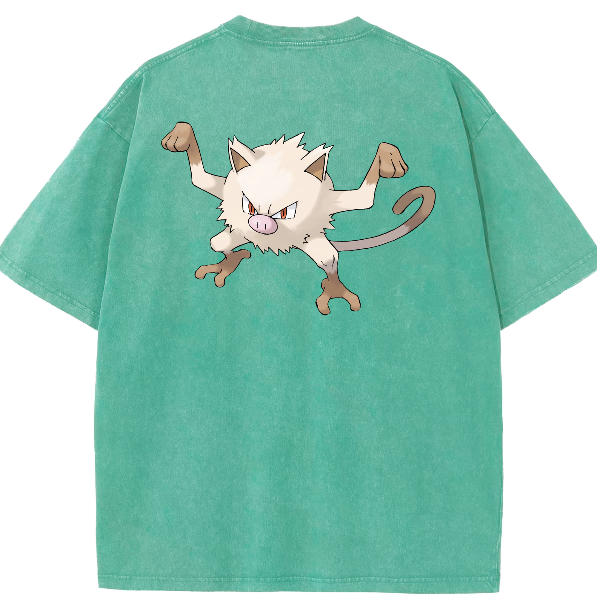 （画像用） ポケットモンスター Pokémon 綿100% ヴィンテージ風 半袖Tシャツ（背面プリント）